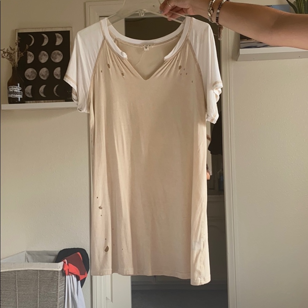 POL cream t shirt